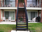 Exterior Aluminum Stair Railing