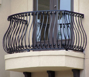 Aluminum Balcony Railing, Bellowed railing,scroll railing