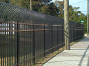 Industrial Pre-Fab Security Fencing by Southeastern Ornamental iron Co, Inc.