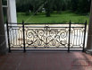Aluminum Deck Railing with Scroll Work
